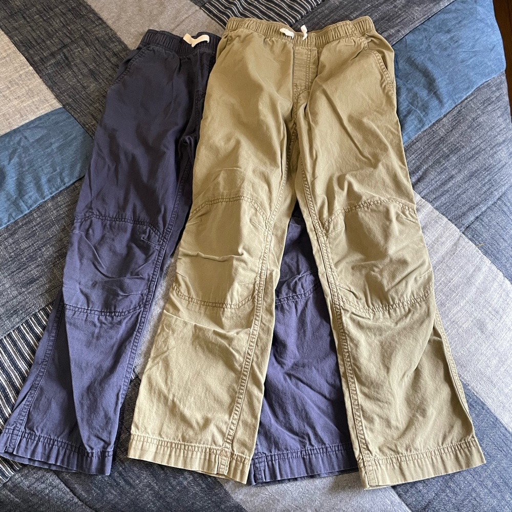 2 pairs of Hannah Anderson boys size 10. Navy and khaki.